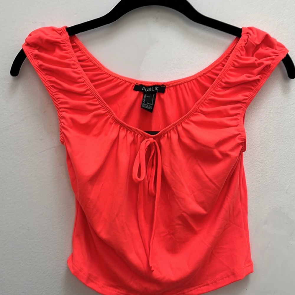 Forever 21 Neon Party Top